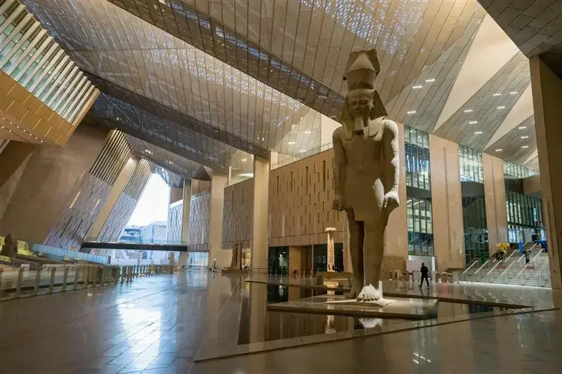 The Pyramids of Giza and the Grand Egyptian Museum
