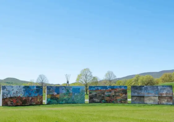 outdoor art installations