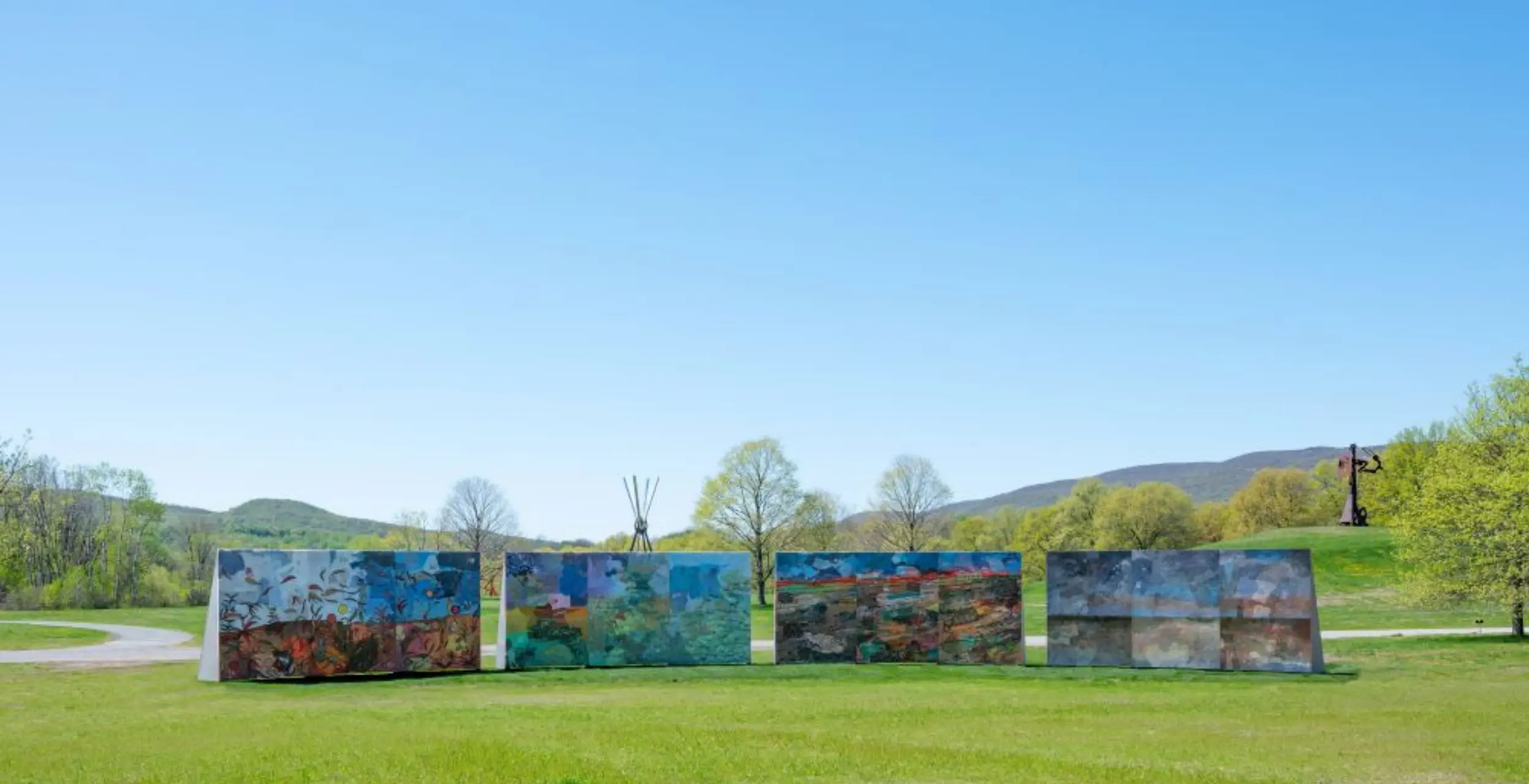 outdoor art installations