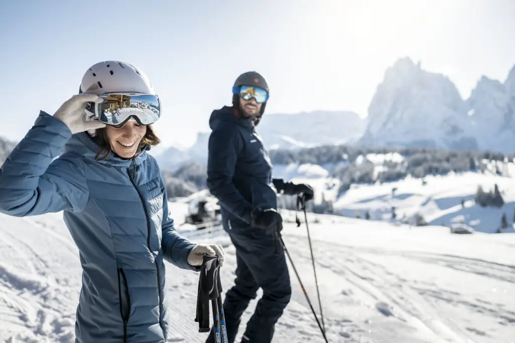 skiing alpe di siusi