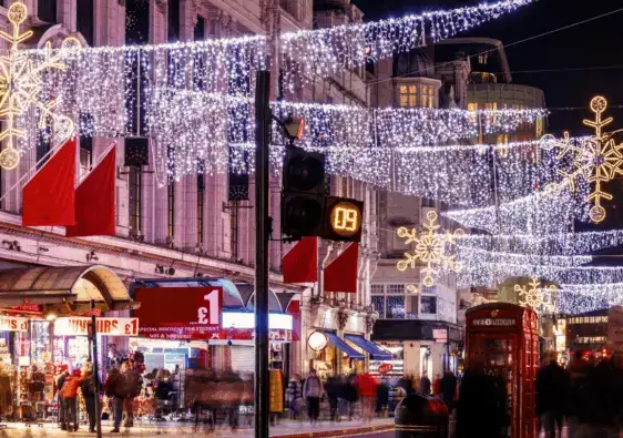 London Christmas travel guide
