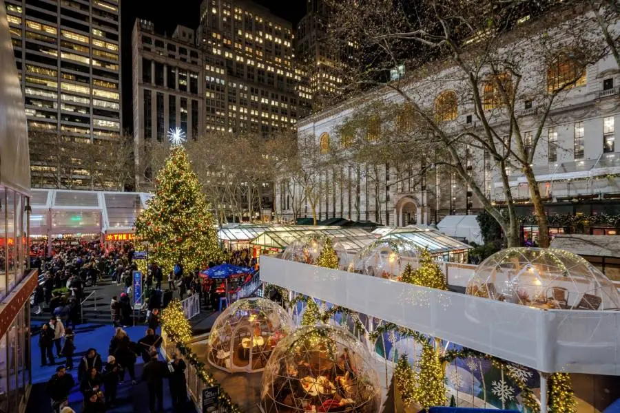 bryant park winter village