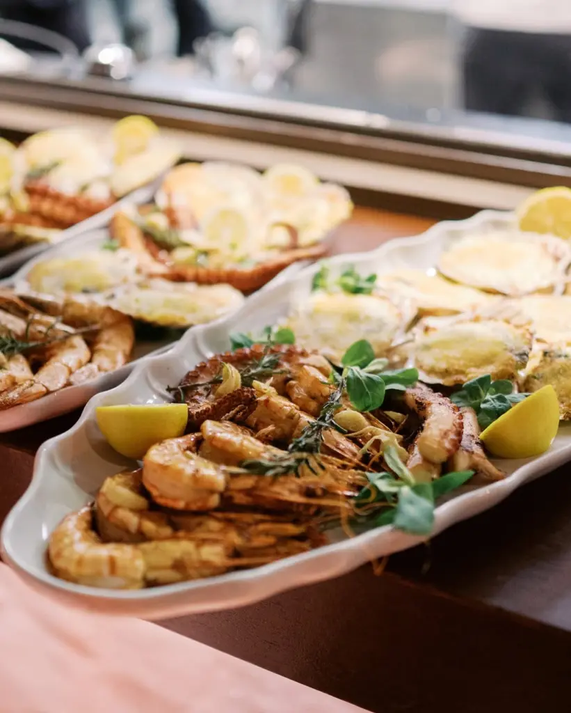 meals at portonovi beach club