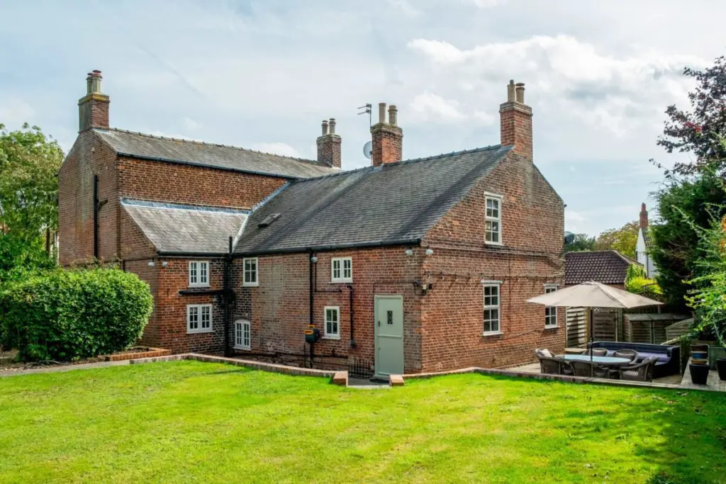 cherry trees farmhouse