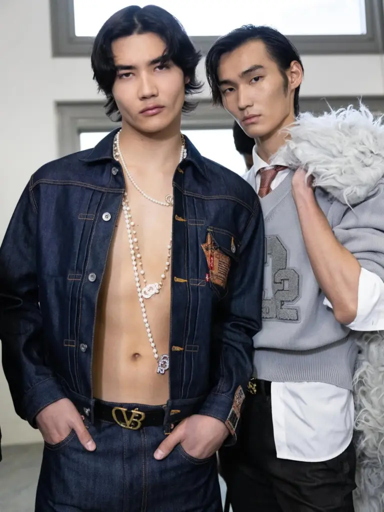 male models for Paris Fashion Week