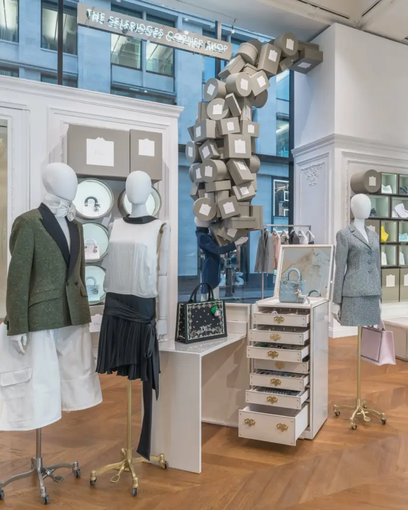 shopping at selfridges