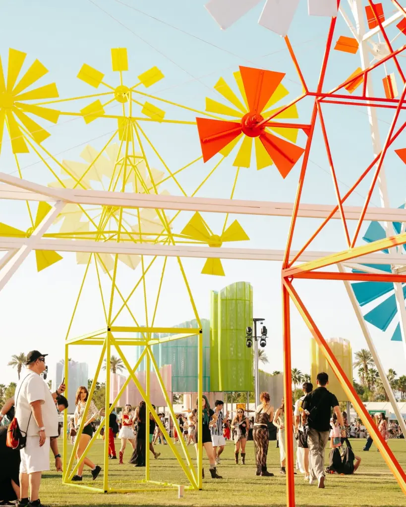 The Desert Setting at Coachella