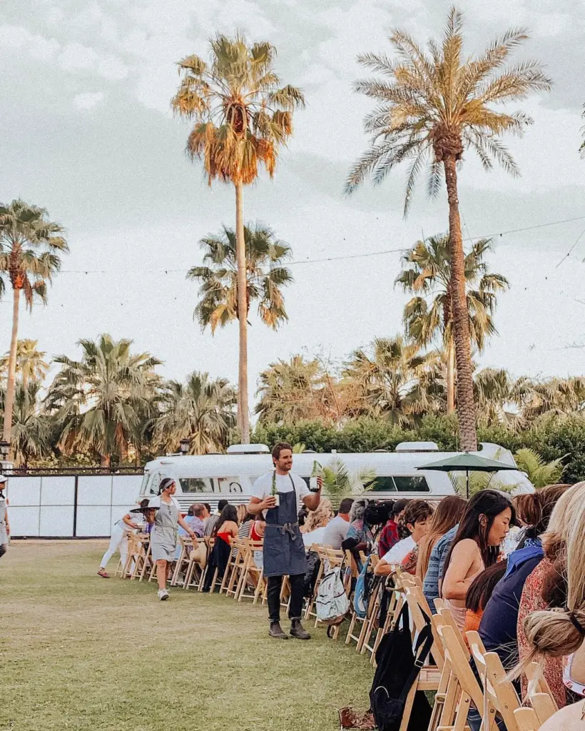 VIP Rose Garden at Coachella