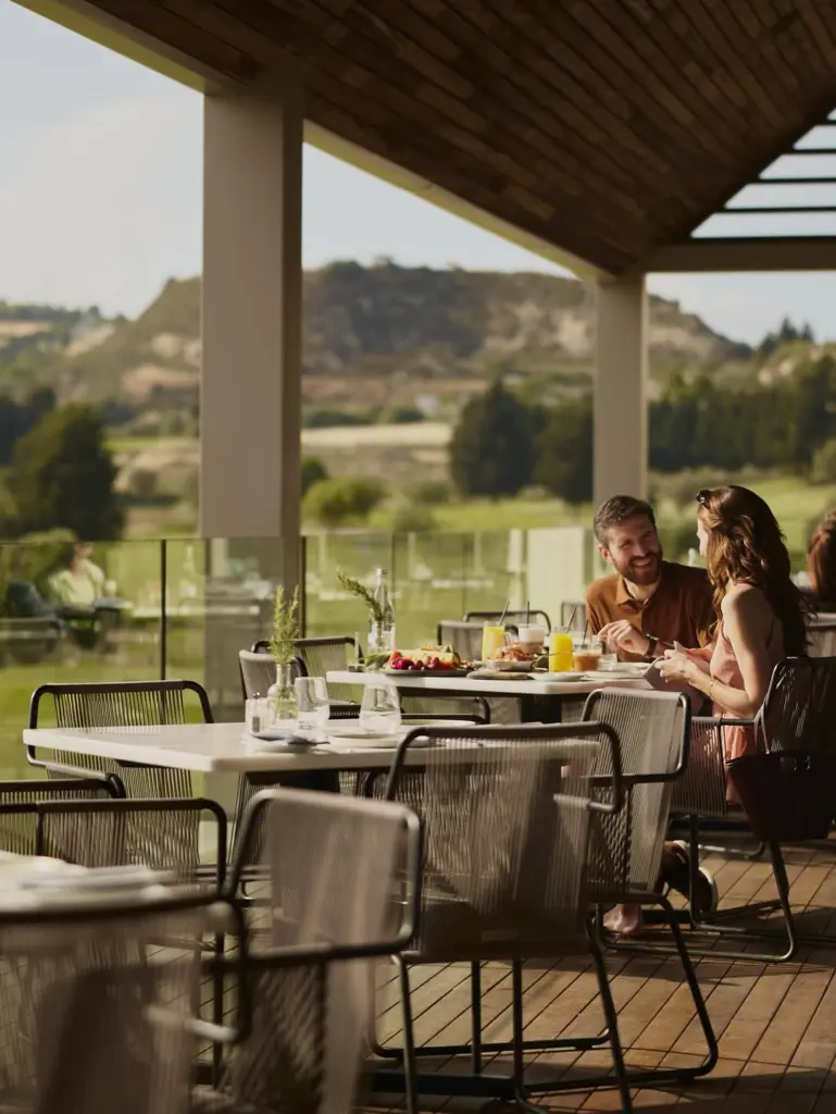 dining at Minthis resort