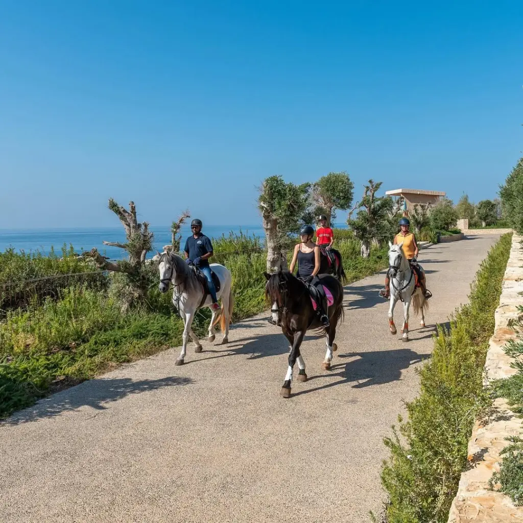 horseriding tour at Cap St Georges
