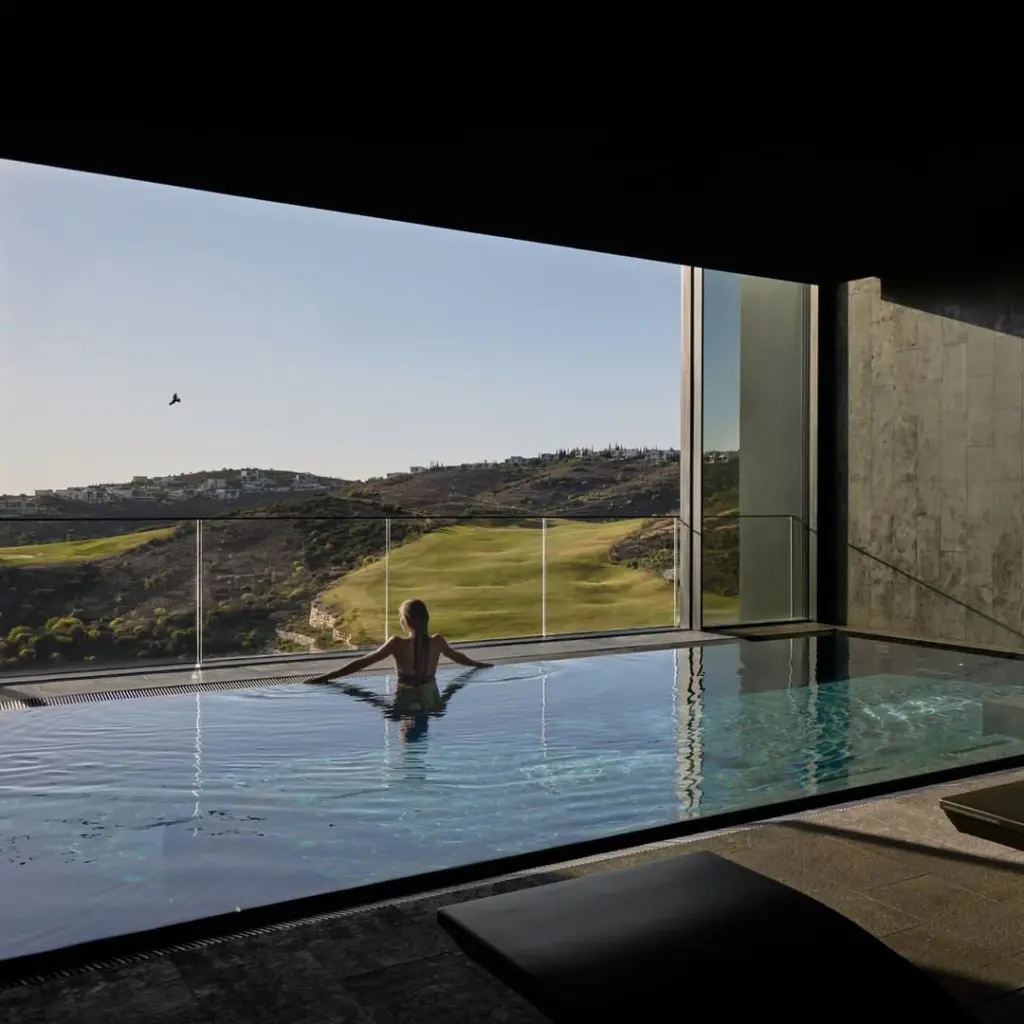 indoor lap poot at Minthis spa