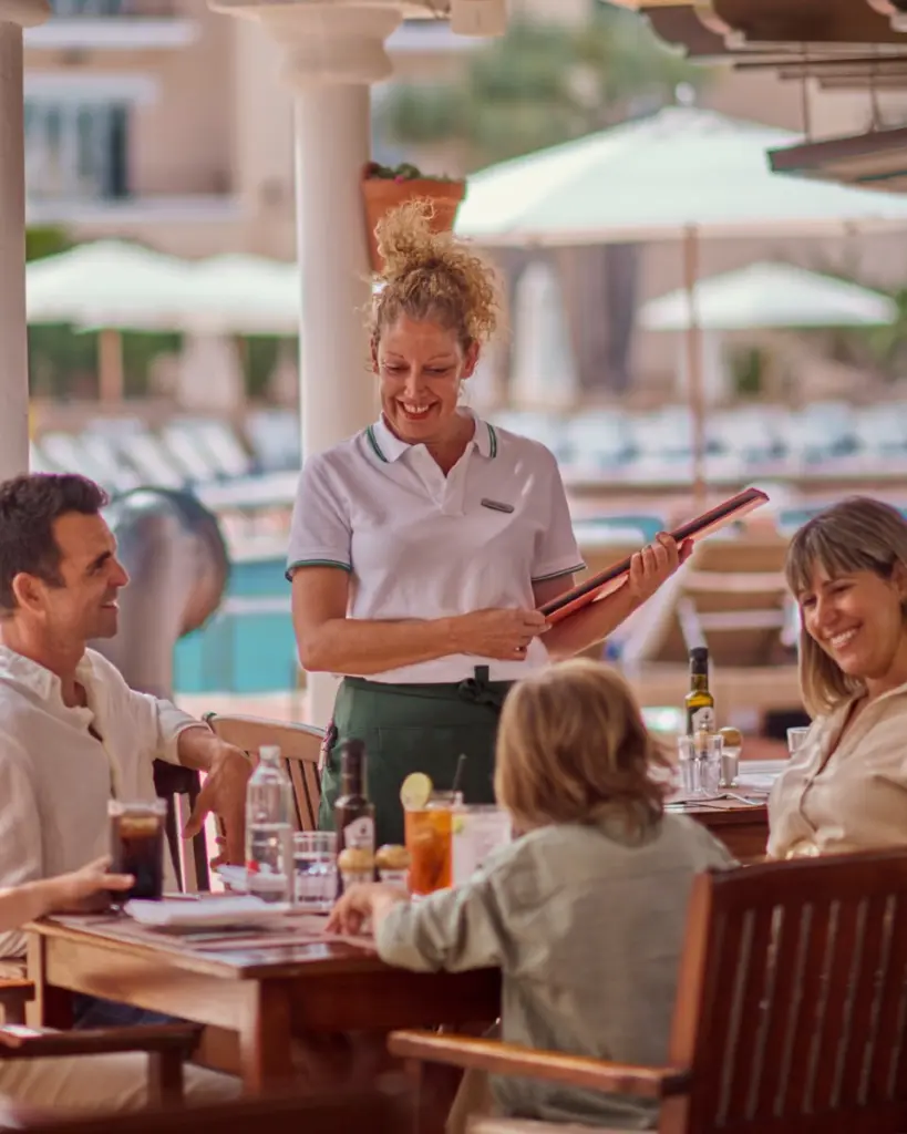 La Manga poolside dining