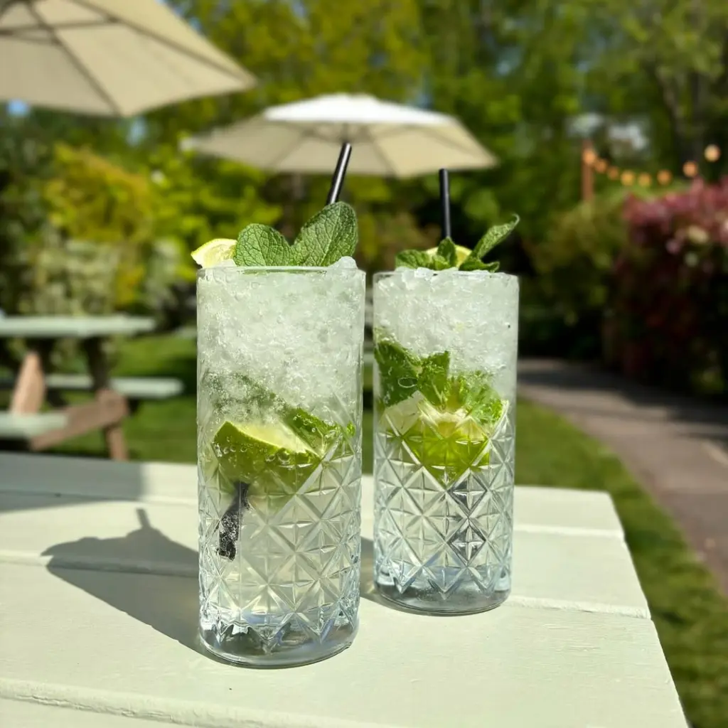 cocktails at the Old Plough