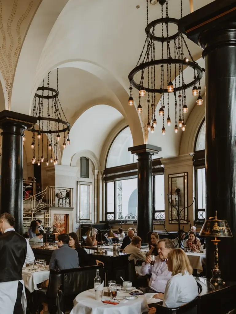 diners at The Wolseley