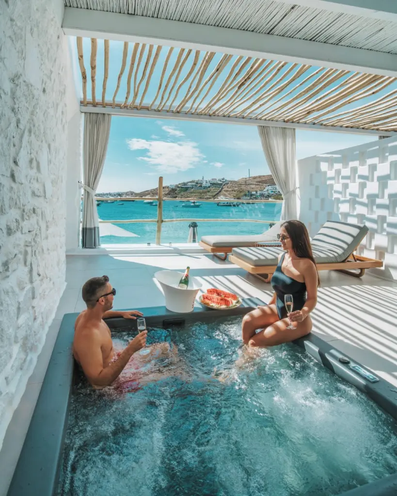 luxury stay at Mykonos Blanc
