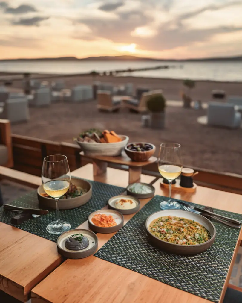 Dining in Costa Navarino