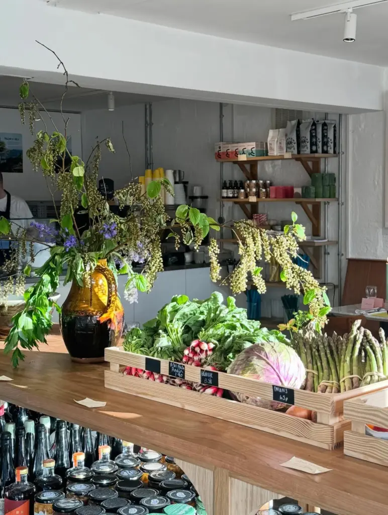 Inside Fee's Deli