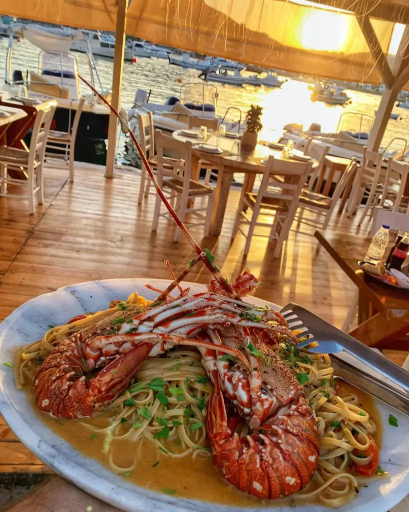 dining at Apaggio Restaurant