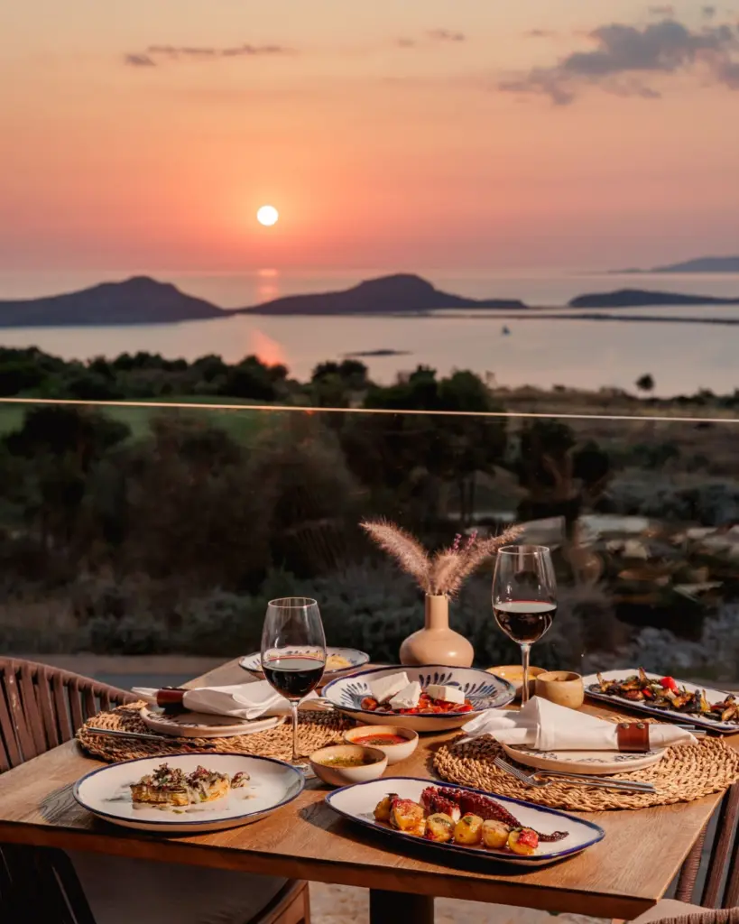 dining at Costa Navarino