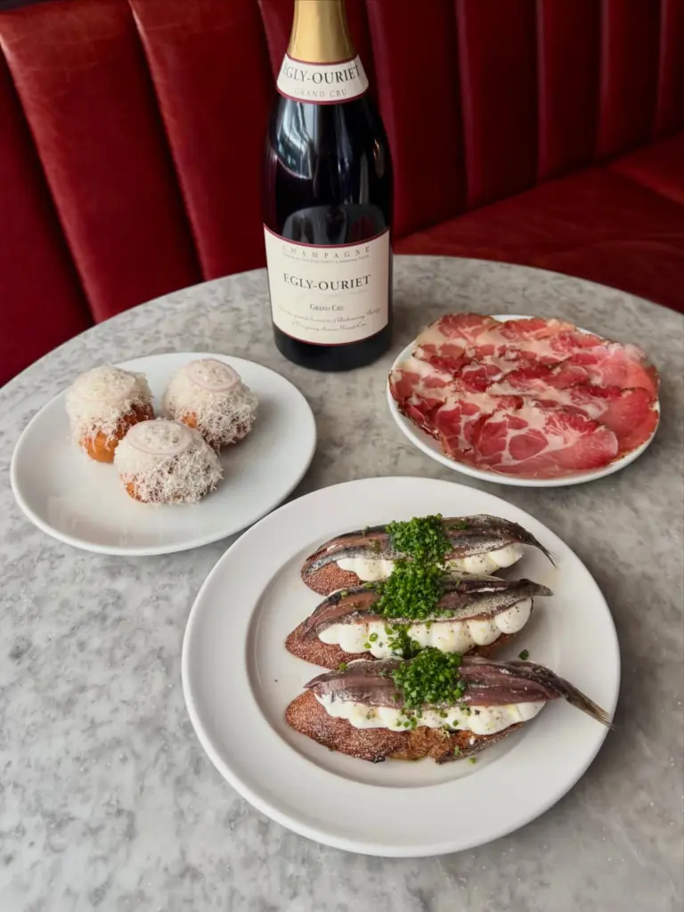 dining at Noble Rot Mayfair