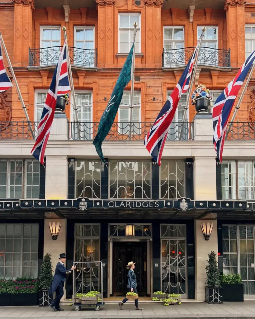 luxury stay at Claridge's