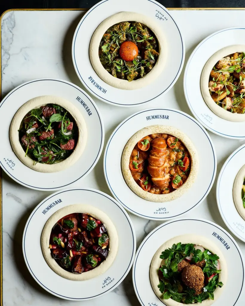 Em Sherif Hummus offerings