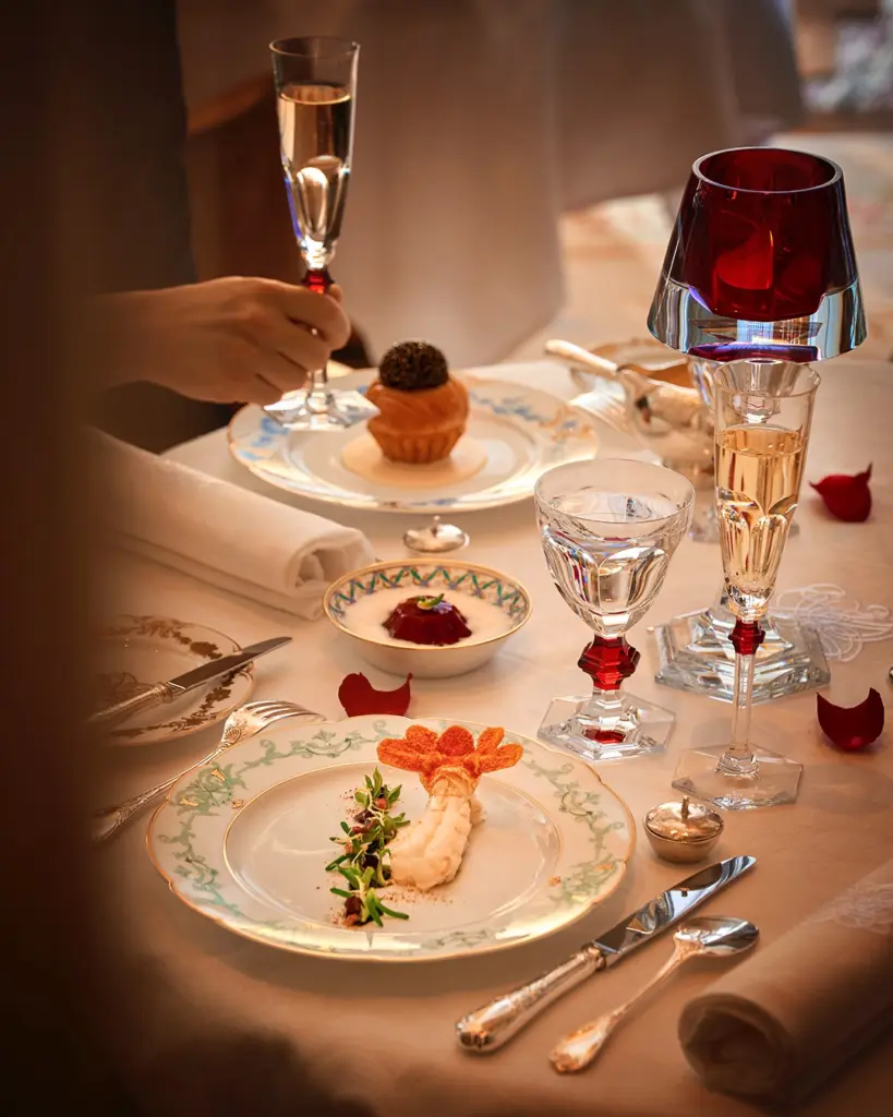 Jean Imbert menu offering