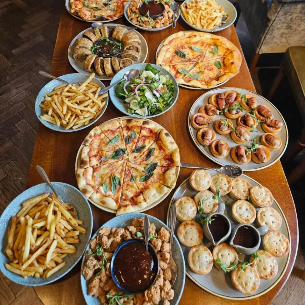The Quorndon Fox menu offerings