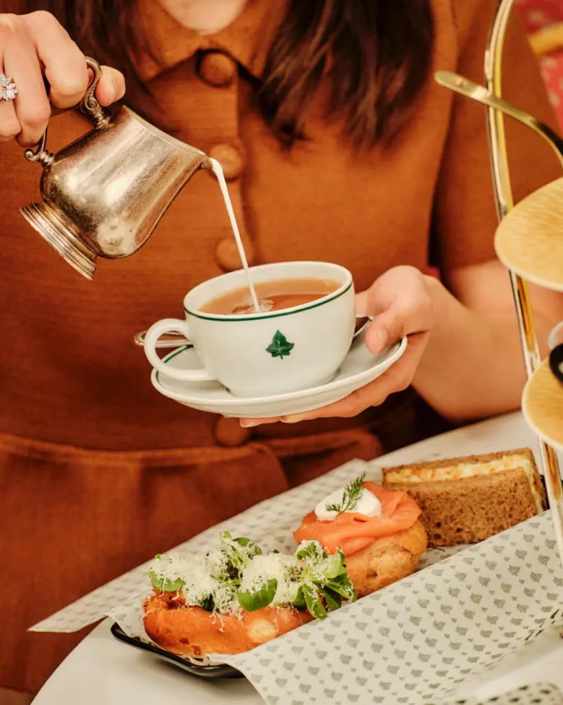 afternoon tea at The Ivy