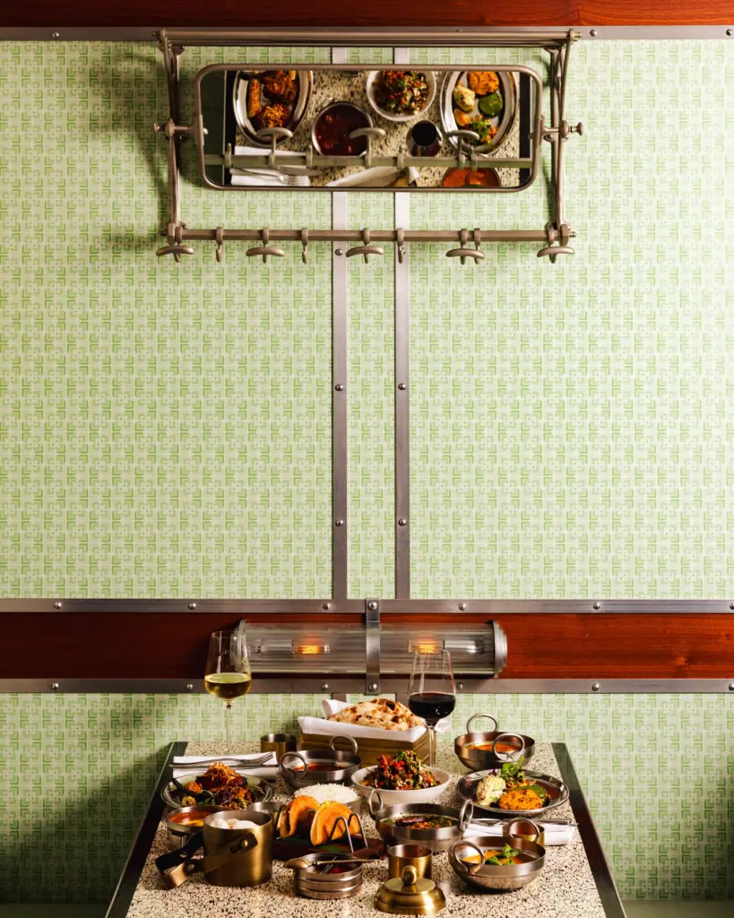 dining at Bombay Bustle