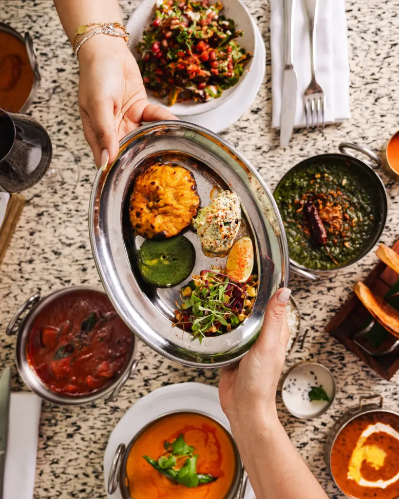 dining at Bombay Bustle