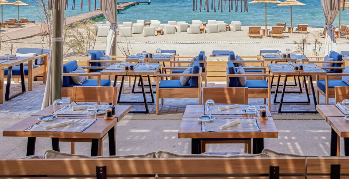 dining at Costa Navarino