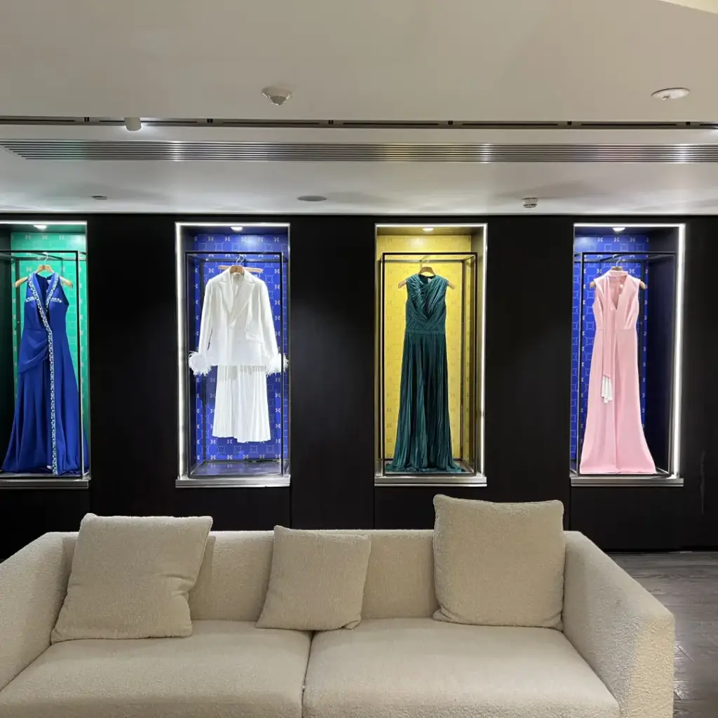 displayed clothing at the Penthouse