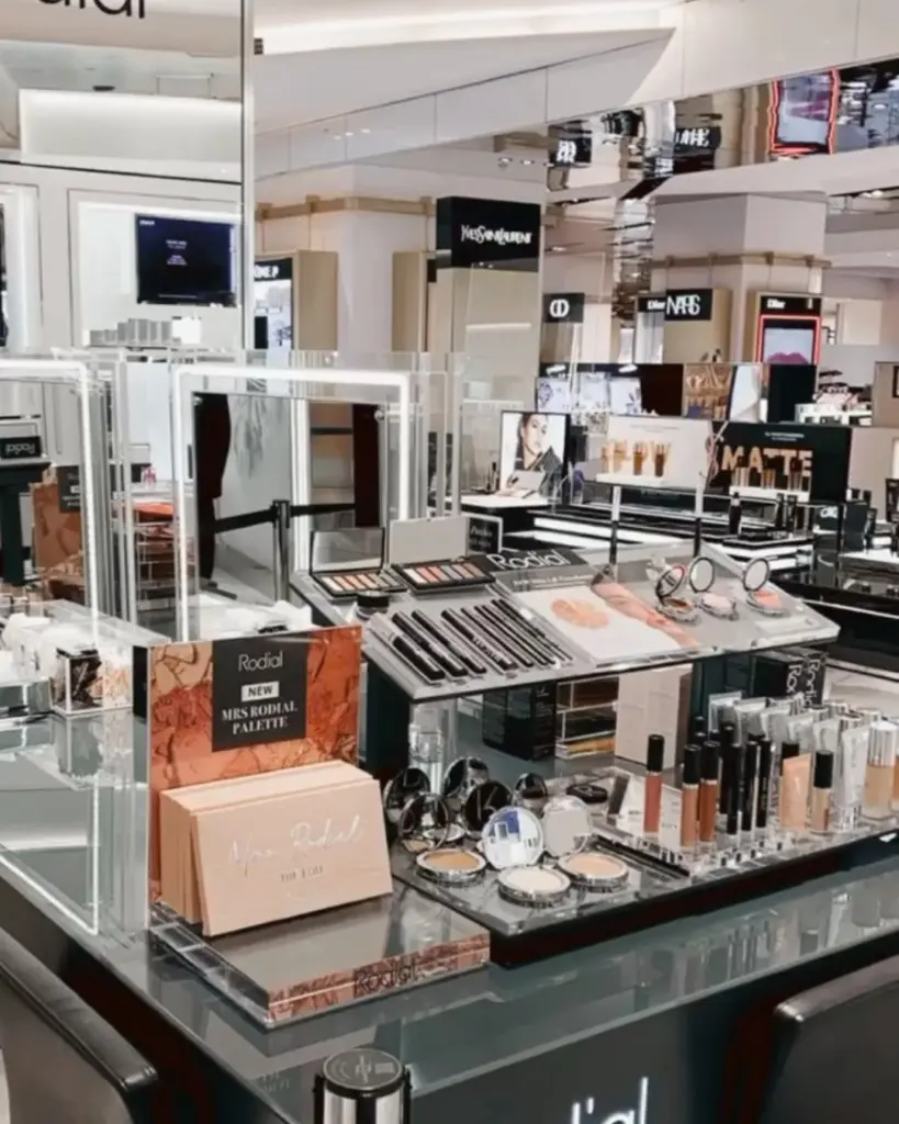 luxury beauty products at Harrods