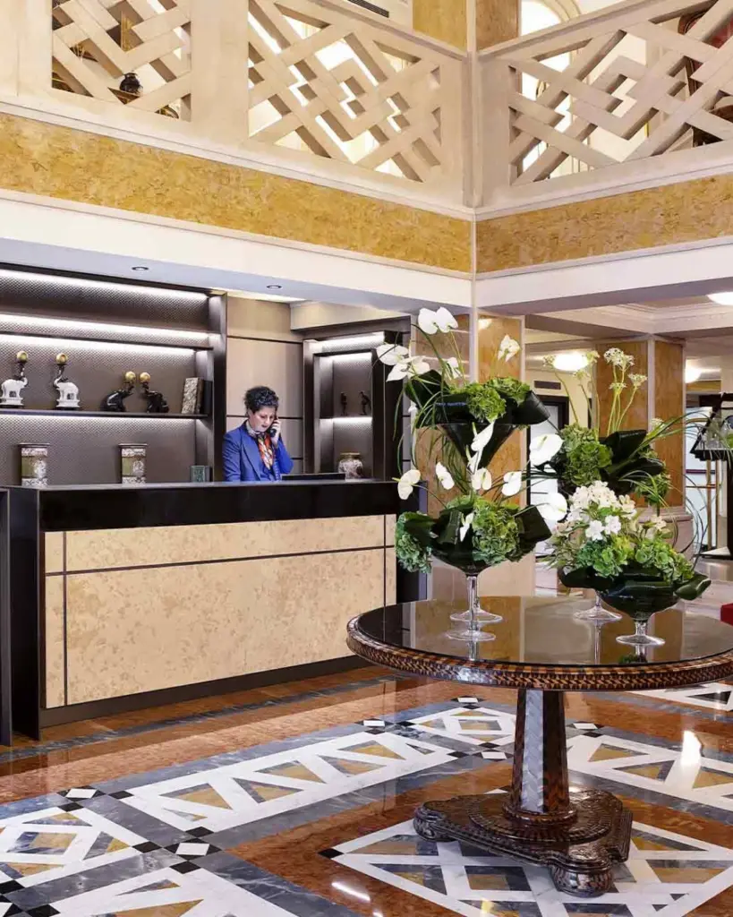 service at the Baglioni Hotel Luna