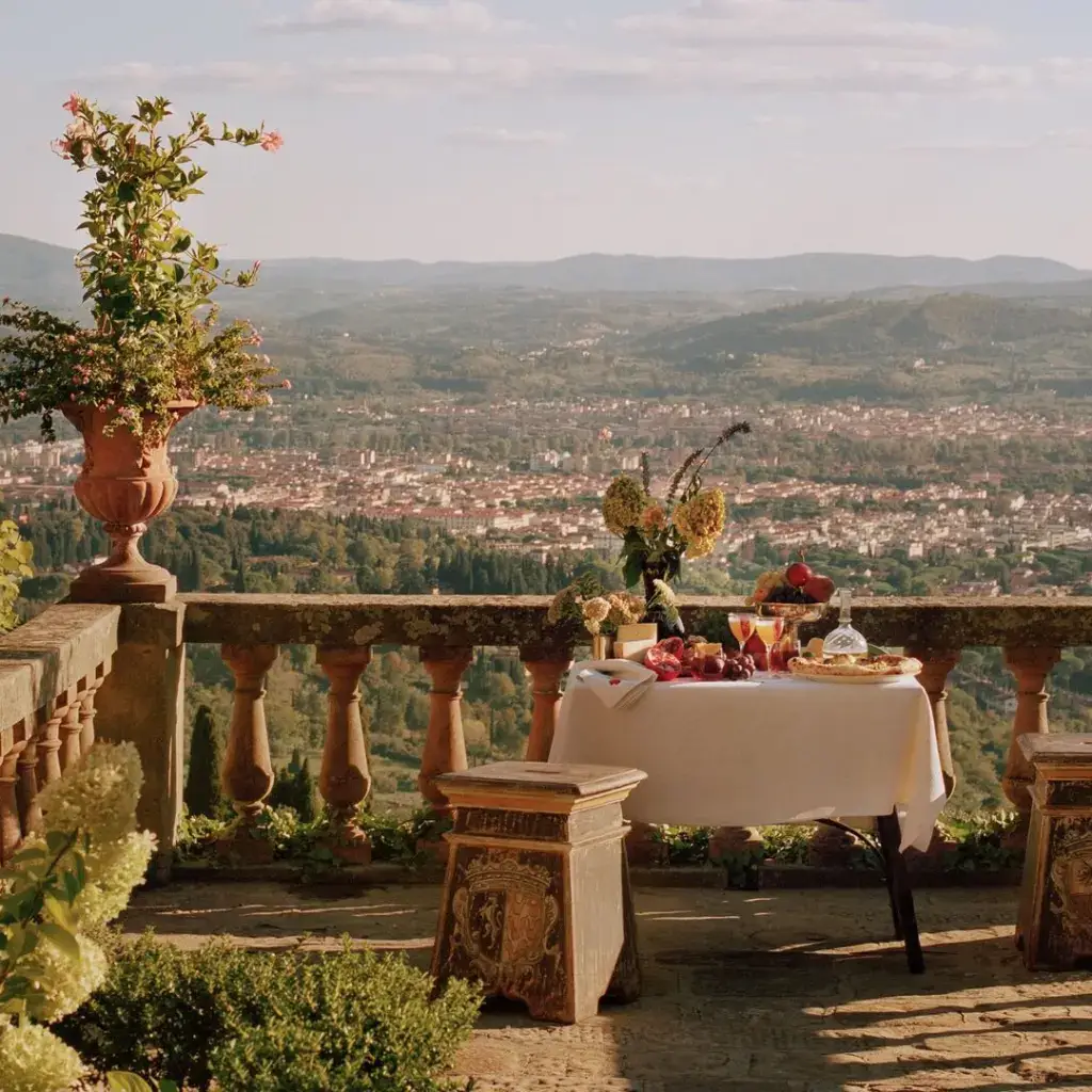Dining at Villa San Michele