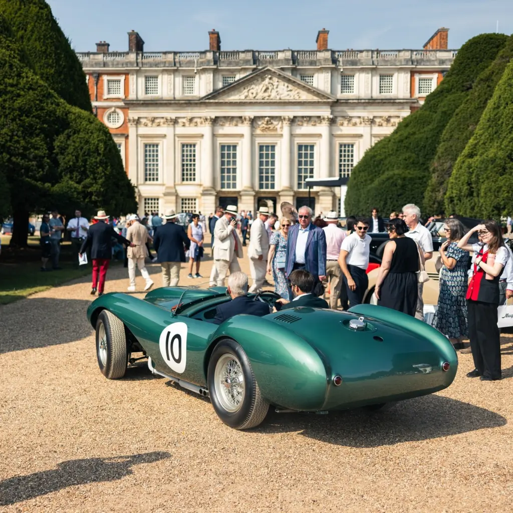 Hampton Court Palace with Concours attendees
