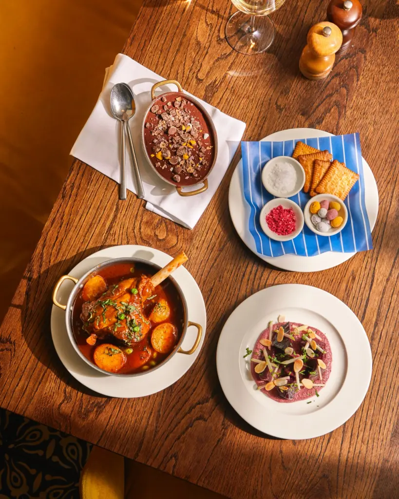 dining at Côte Petite Esher