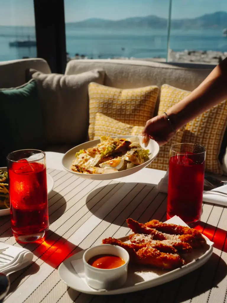 dining at LPM Mykonos
