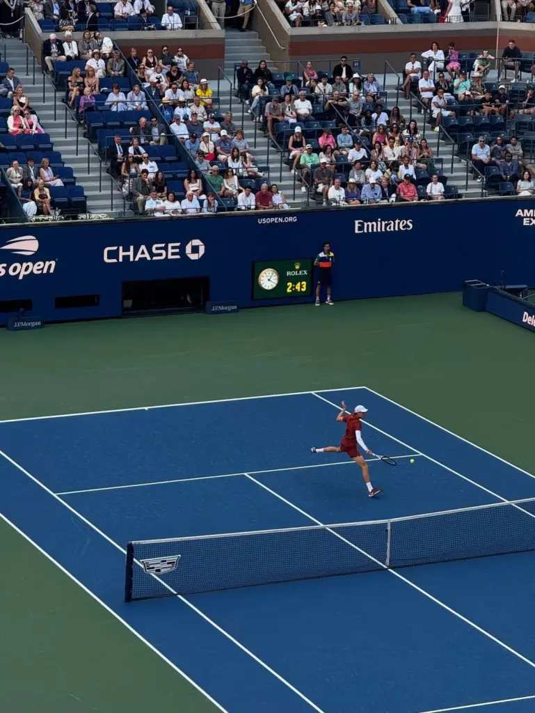 experiencing the US Open