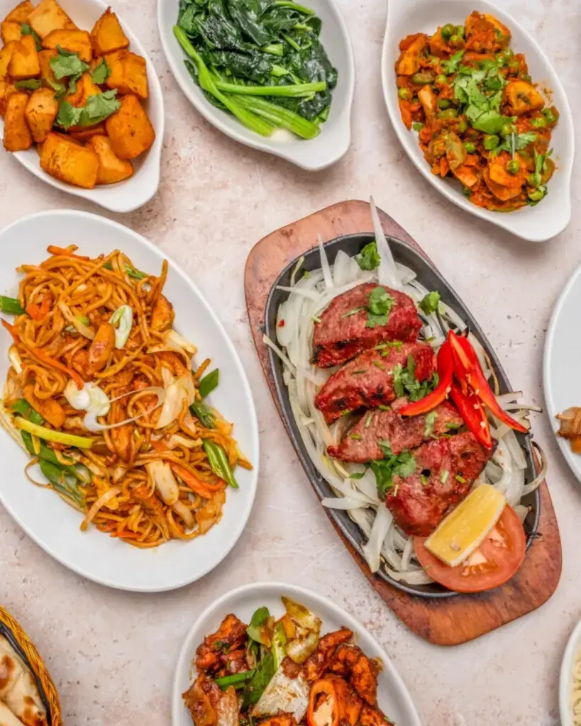 Sherpa Kitchen menu offerings