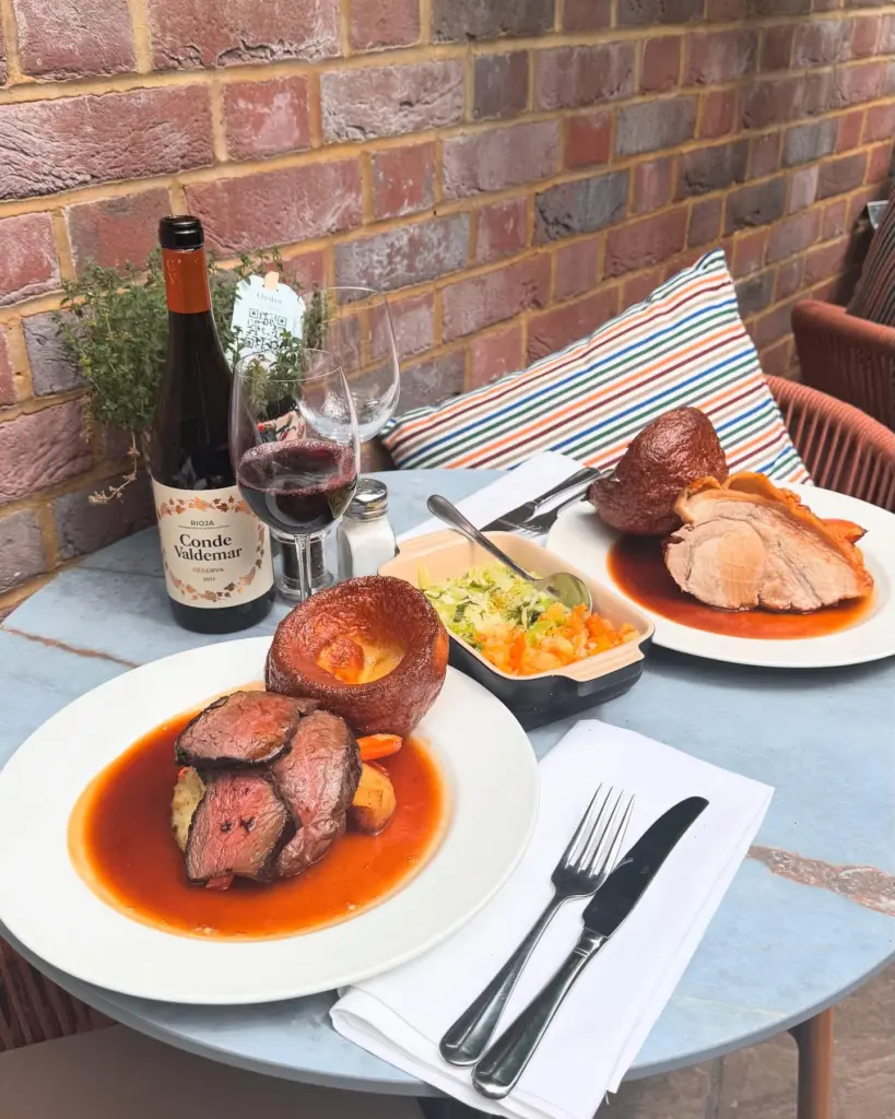 Sunday roast at the Wheatsheaf