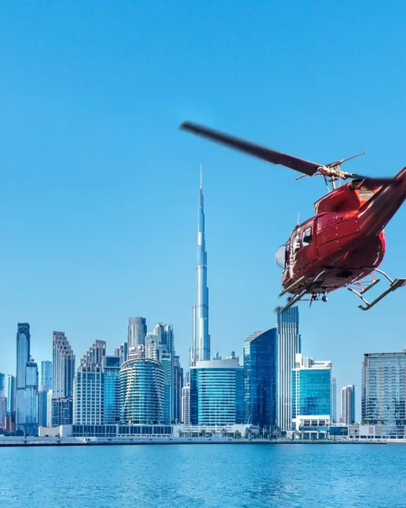 helicopter ride in Dubai
