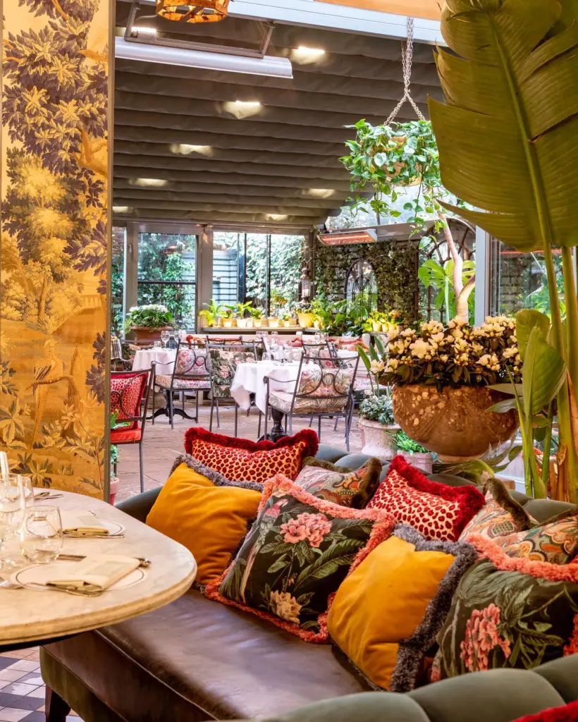 inside the Ivy Chelsea Garden