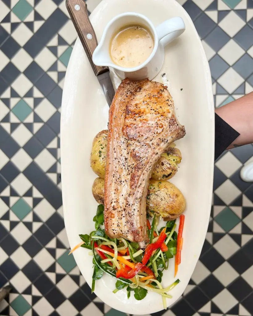 menu item at the Wheatsheaf