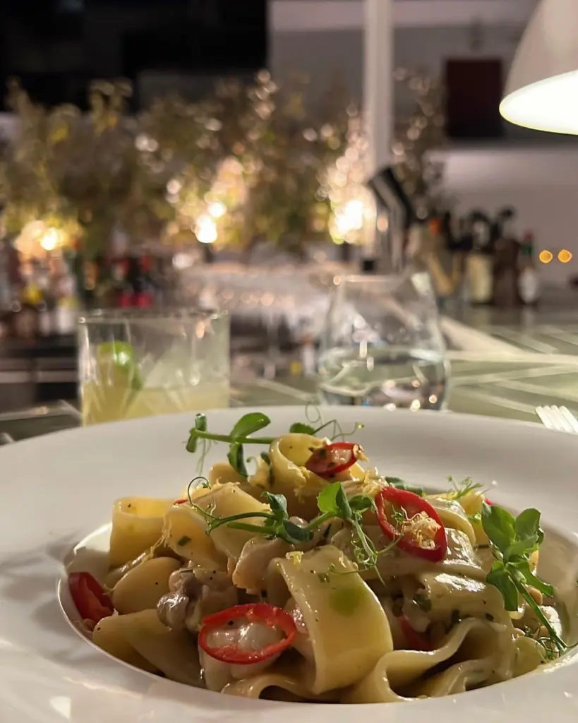 menu offering at Katrin