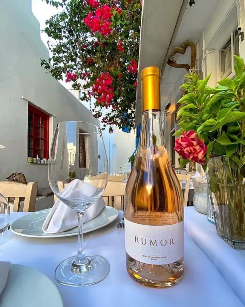 wine offering at Katrin