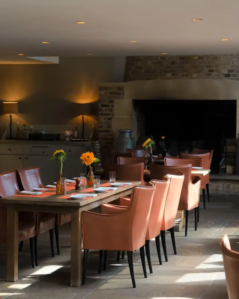 inside the Barn at Coworth Park